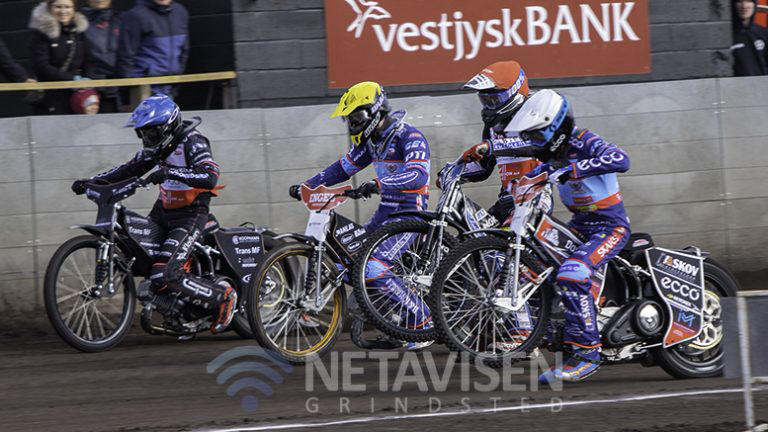 GSK Liga vandt 42-41 over Slangerup på Slangerup Speedway Center